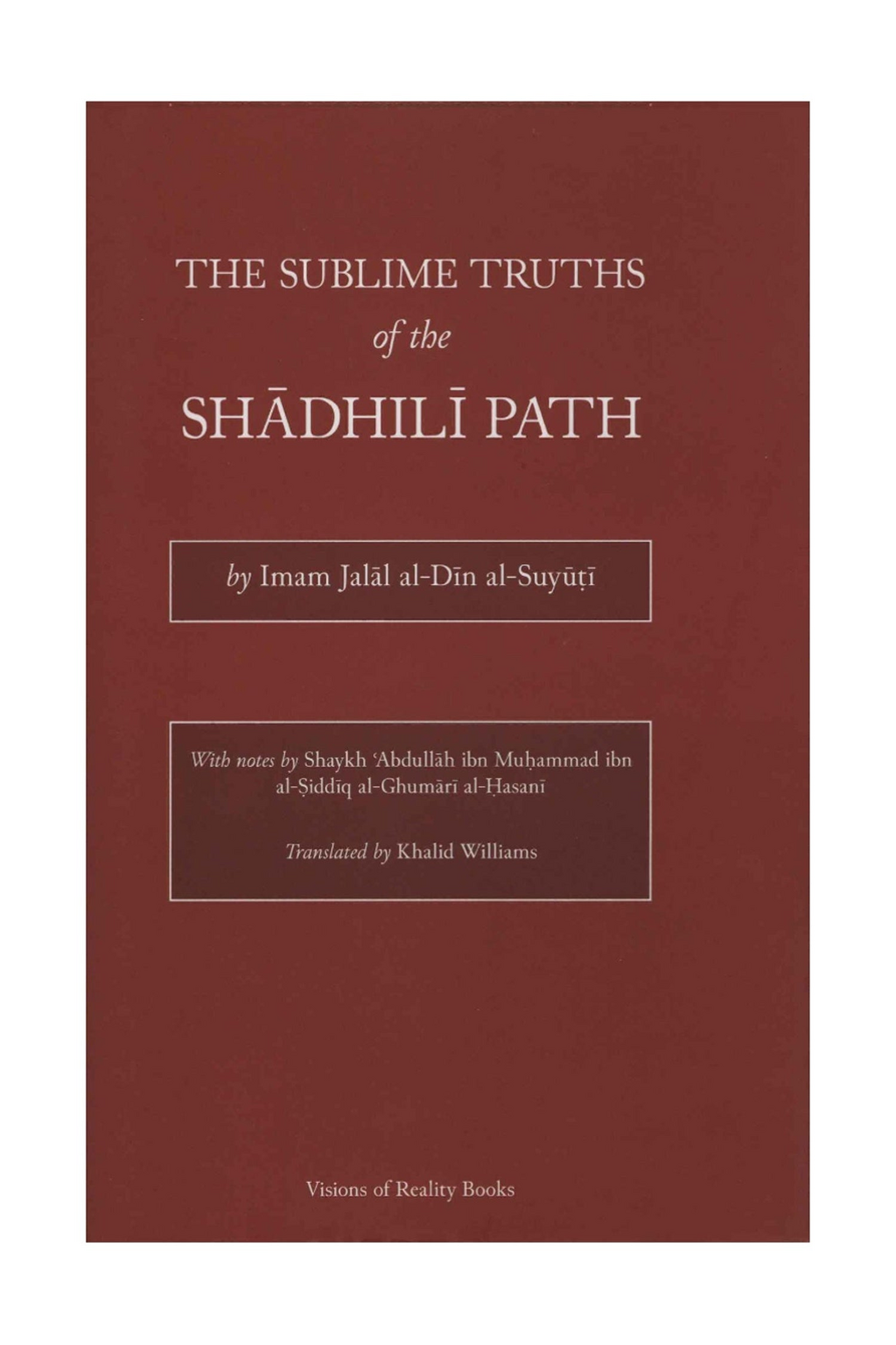 The Sublime Truths of the Shadhili Path – standard product image