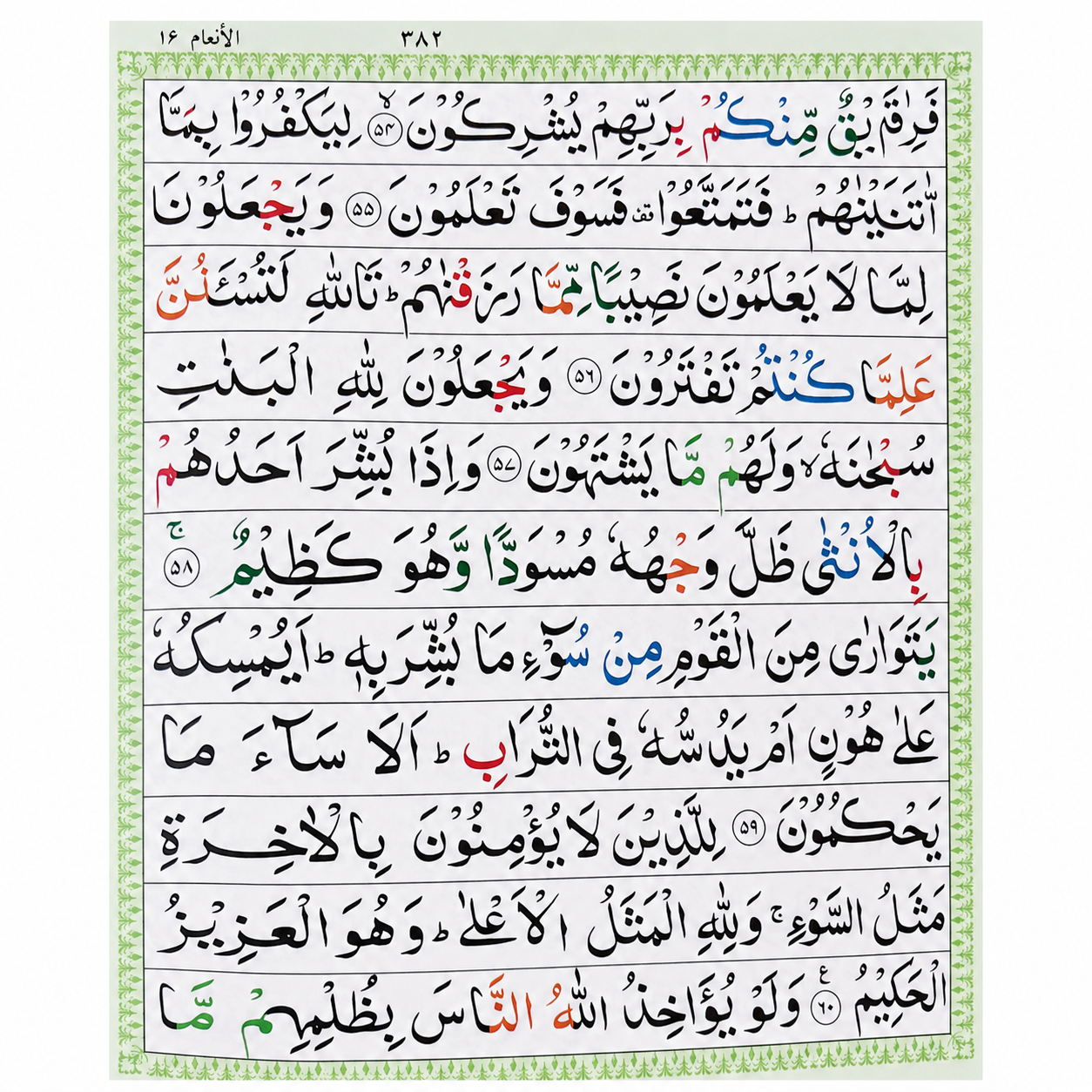 Large colour-coded Quran inside script page