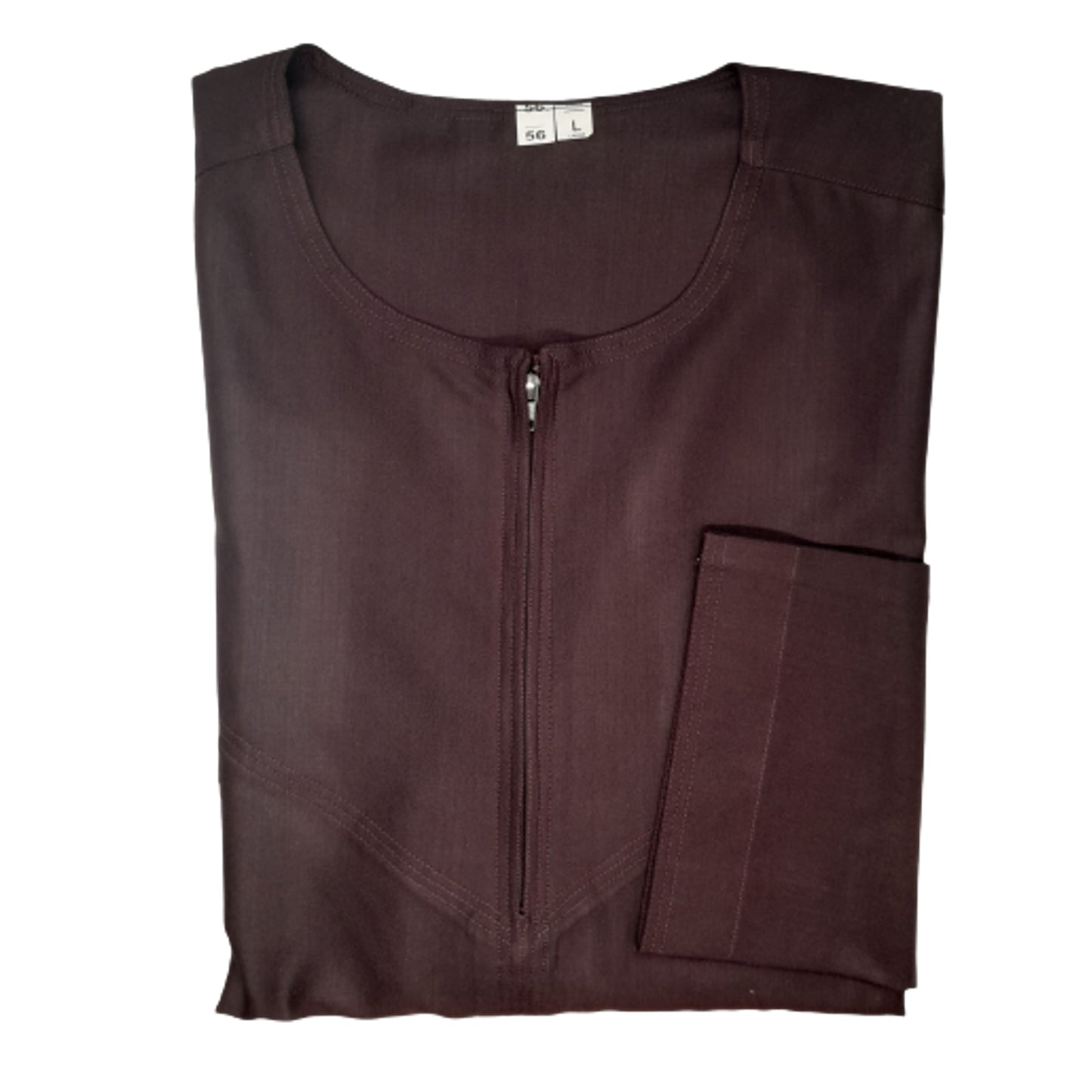 Men's Omani Cotton Burgundy Thobe/Jubbah