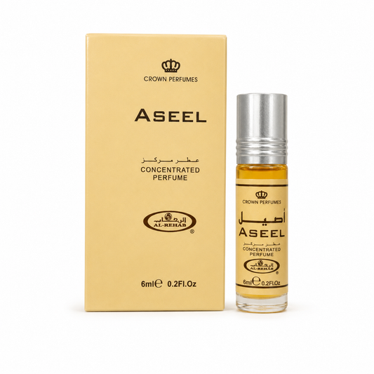 Al-Rehab Aseel Concentrated Perfume Oil 6ml with box
