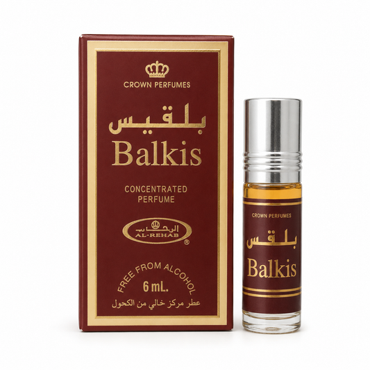 Al-Rehab Balkis Concentrated Perfume Oil 6ml with box