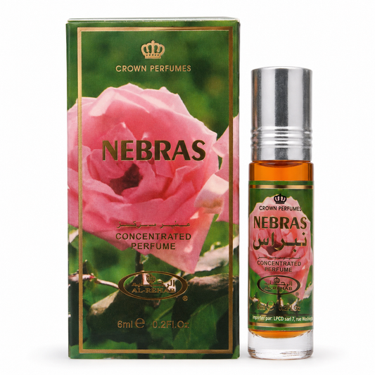 Al-Rehab Nebras Concentrated Perfume Oil 6ml with box