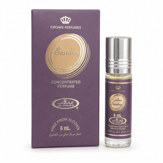 Al-Rehab Sandra Concentrated Perfume Oil 6ml with box