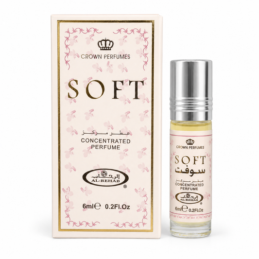 Al-Rehab Soft Concentrated Perfume Oil 6ml with box