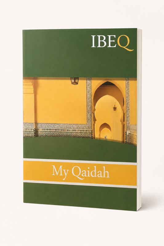 IBEQ My Qaidah – Quran Reading Primer straight paperback cover
