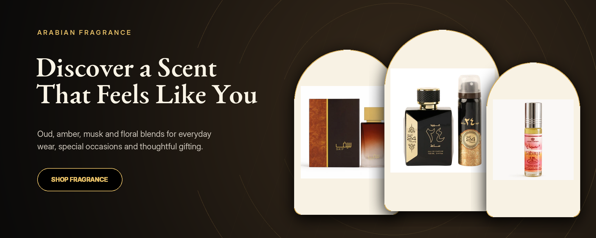 Arabian fragrances and perfume oils from The Fountain Book Shop