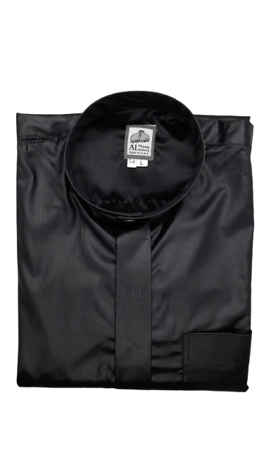 Silky Cuffed Full Sleeve Thobe/Jubbah in Black